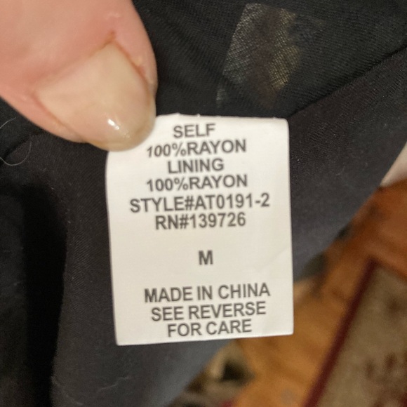 Honey Pot Halter black top and colored beading on both sides. Button closure .M - Picture 8 of 8